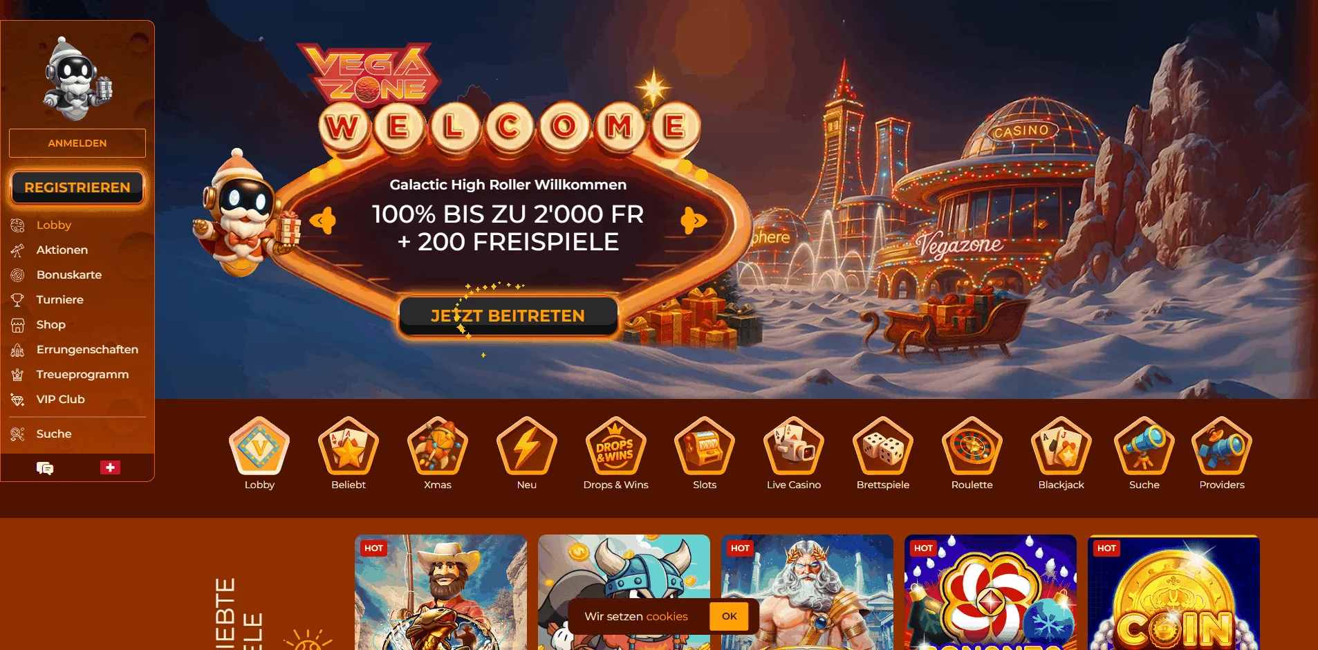 VegaZone Online Casino