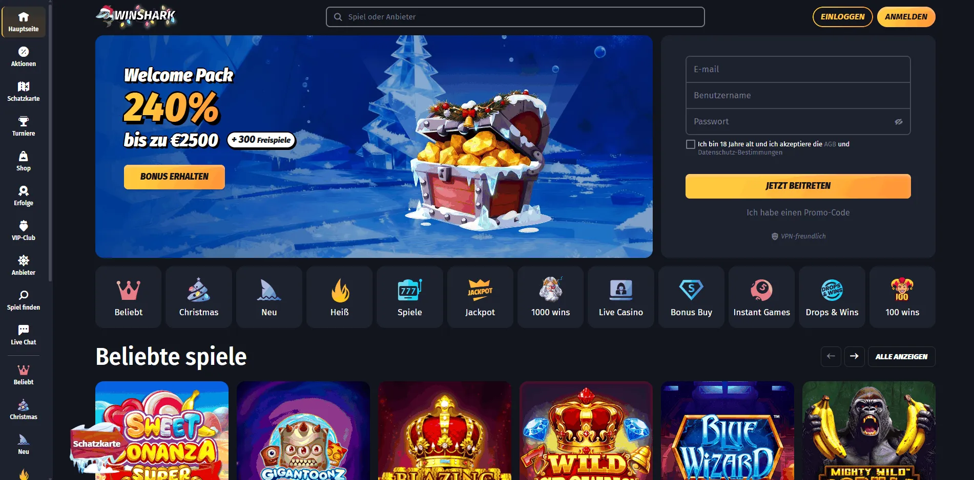 WinShark Online Casino